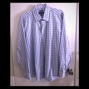 Blue checkered shirt